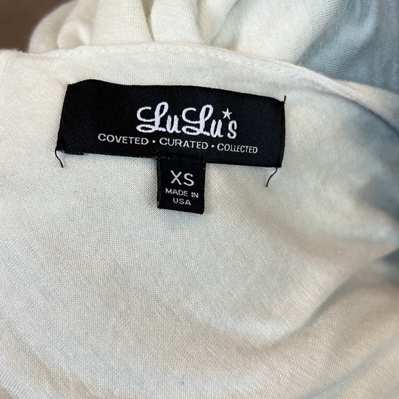 Lulus Bae Breeze Light Blue Tie-Dye Dress size XS - Picture 7 of 8